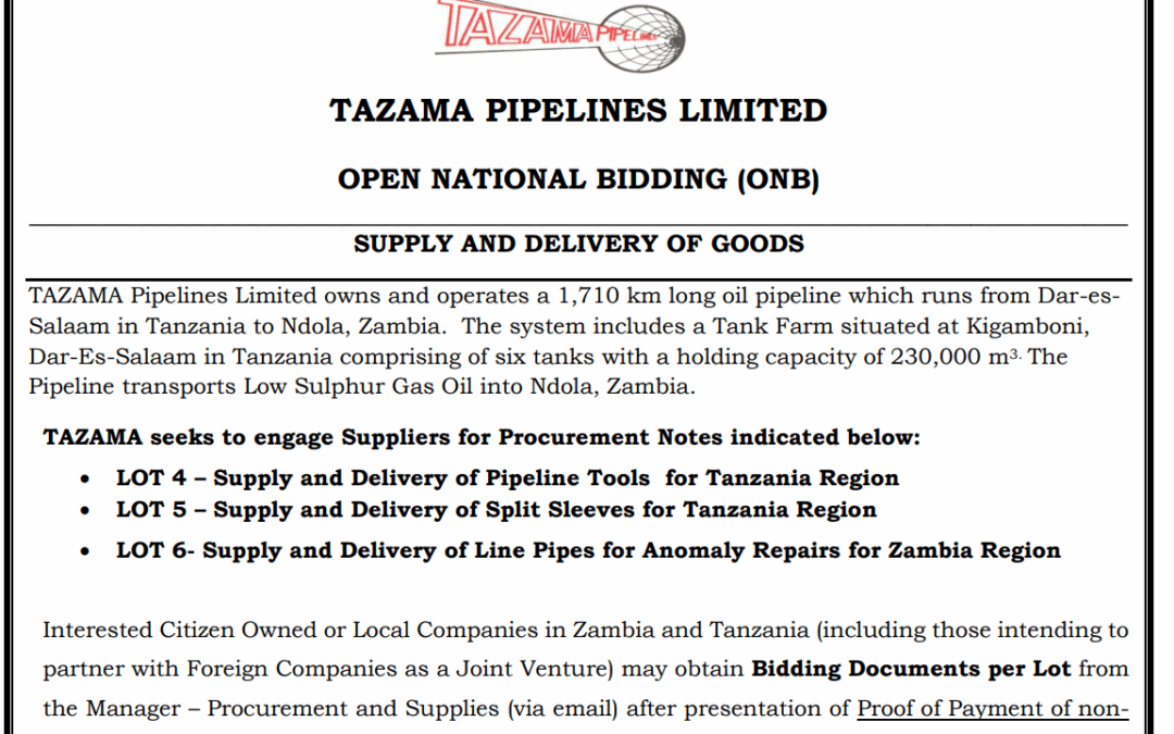 SUPPLY AND DELIVERY OF GOODS