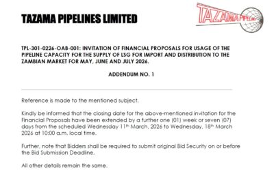 TPL-301-0226-OAB-001: ADDENDUM NO. 1 FOR MAY TO JULY DELIVERY- RESCHEDULE OPENING TO 18TH MARCH 2026